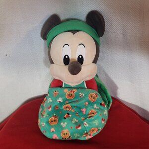 Disney Parks Disney Baby Mickey Mouse I'm on the Nice List Holiday Plushie Doll